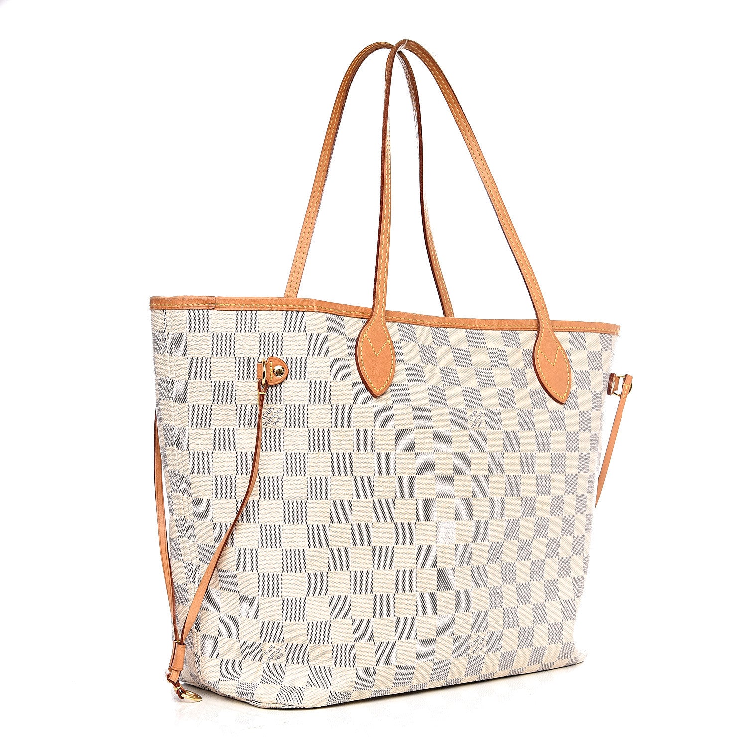 Louis Vuitton Damier Azur Neo Neverfull MM Rose Ballerine 2 of 19