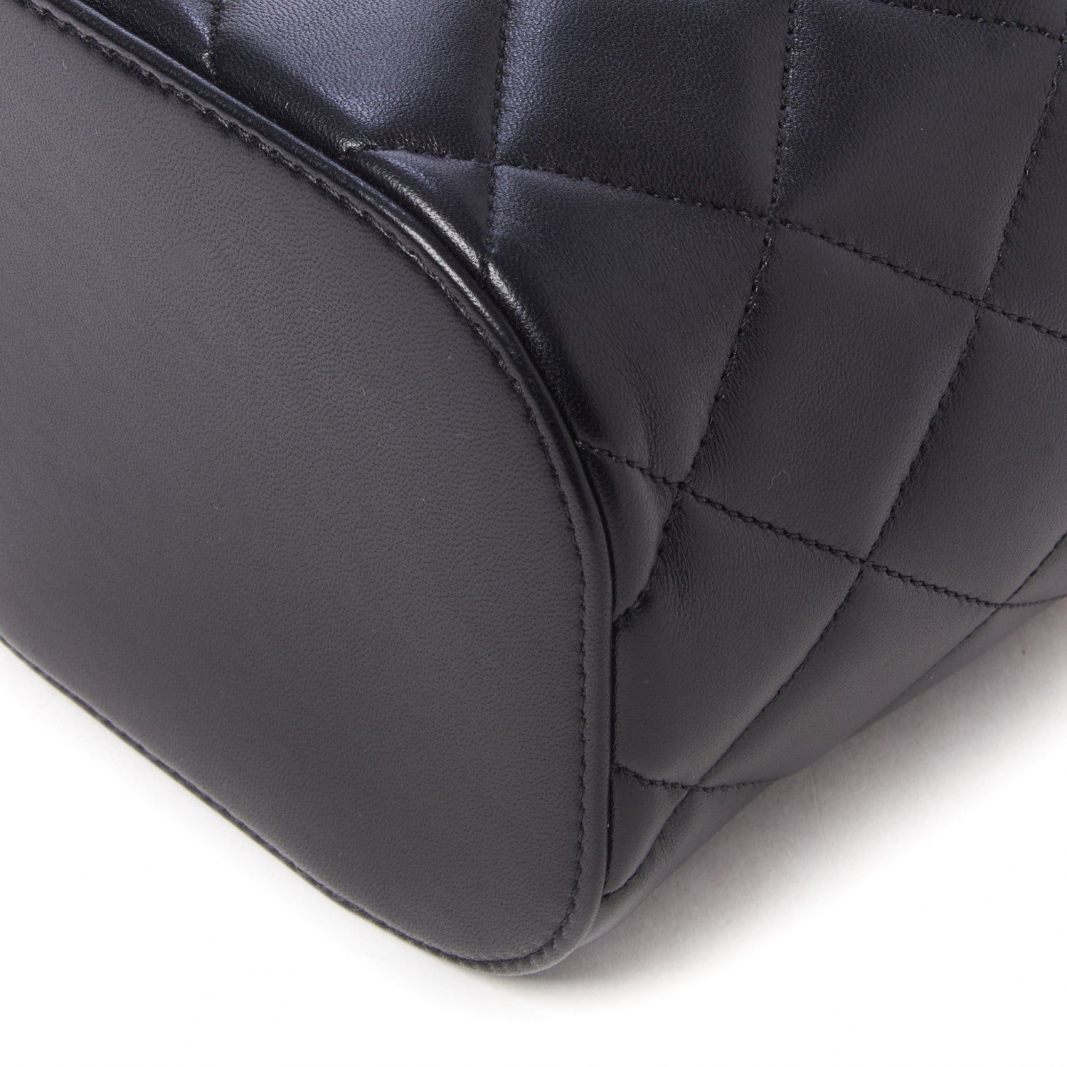 Chanel Lambskin Quilted Trendy Vanity Case Black 5 of 11