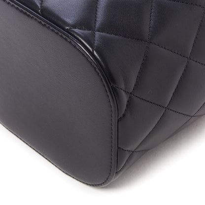 Chanel Lambskin Quilted Trendy Vanity Case Black 5 of 11