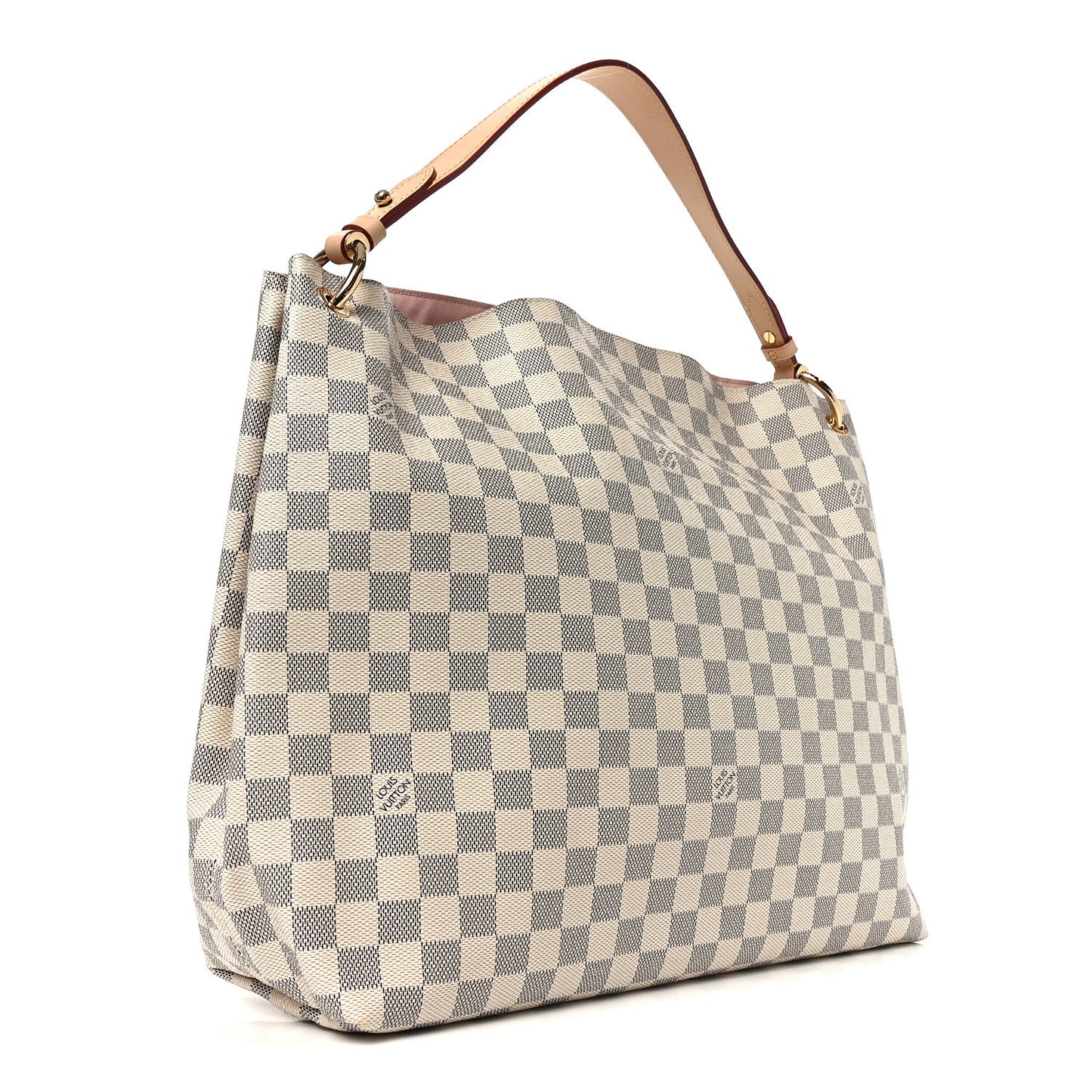 Damier Azur Graceful MM Rose Ballerine