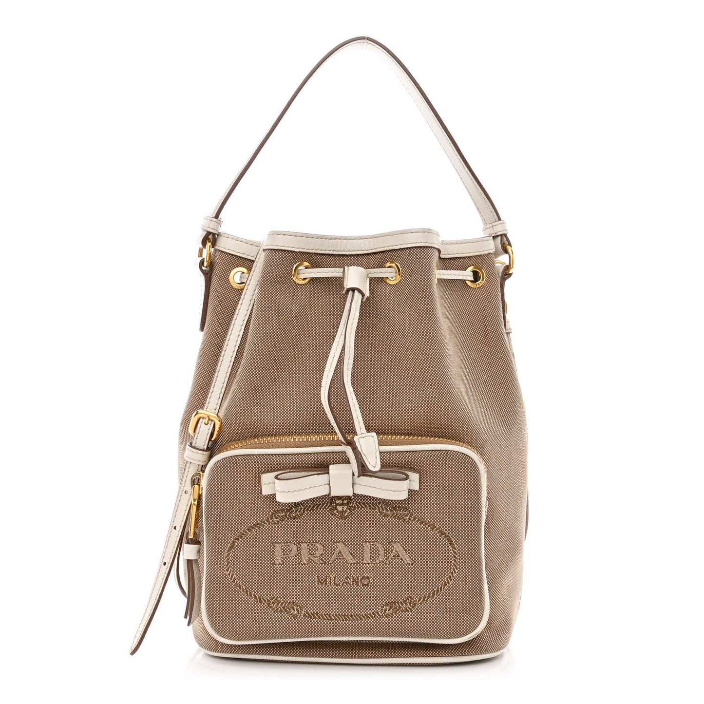 Jacquard Logo Mini Bucket Crossbody Bag Corda Talco