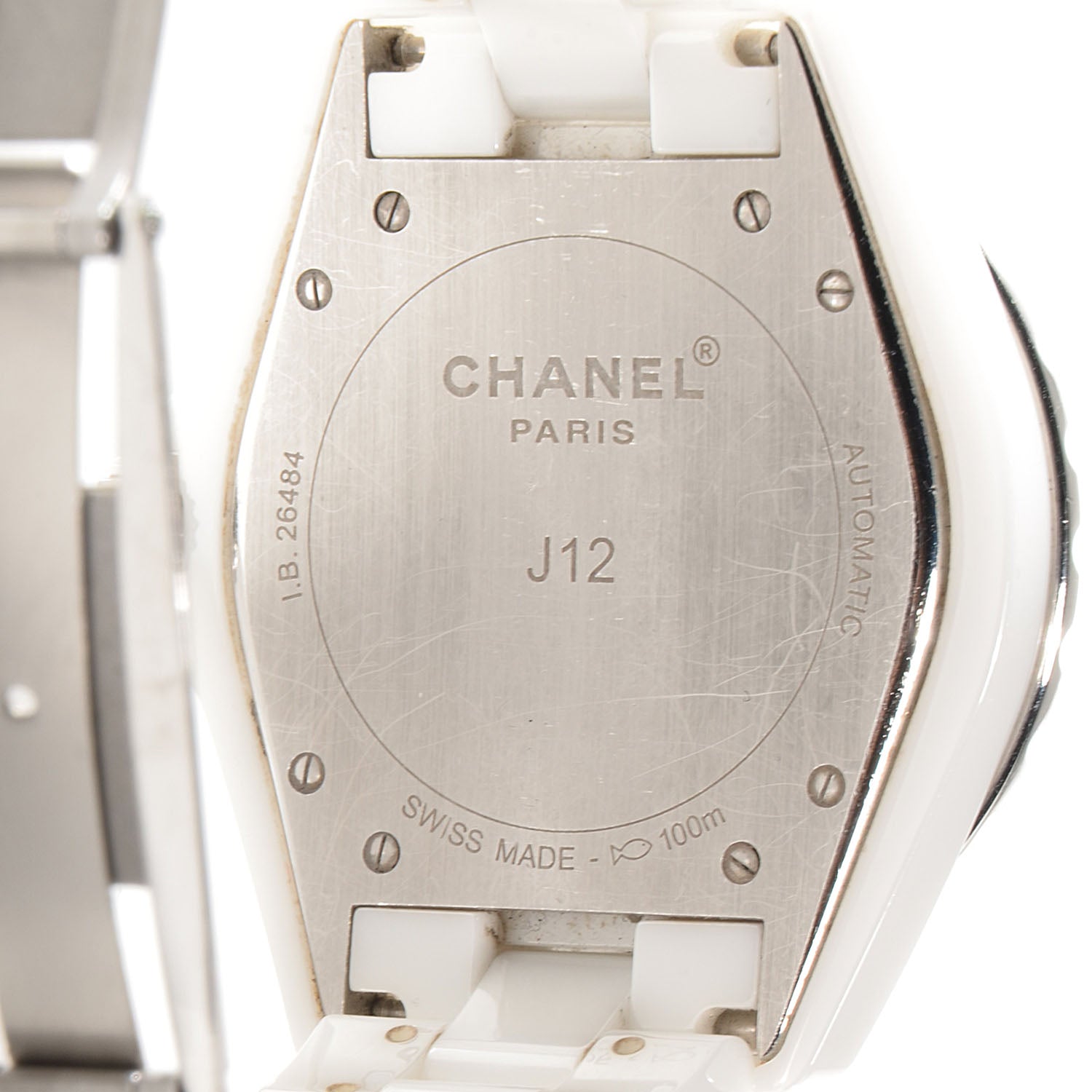 Chanel Stainless Steel Ceramic Diamond Pave Bezel 42mm J12 Automatic Watch White 3 of 6