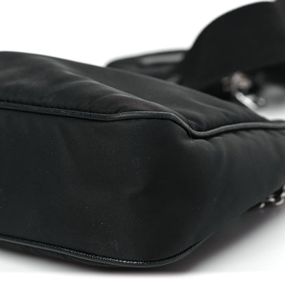 Prada Re-Nylon Saffiano Re-Edition 2005 Shoulder Bag Black 10 of 11