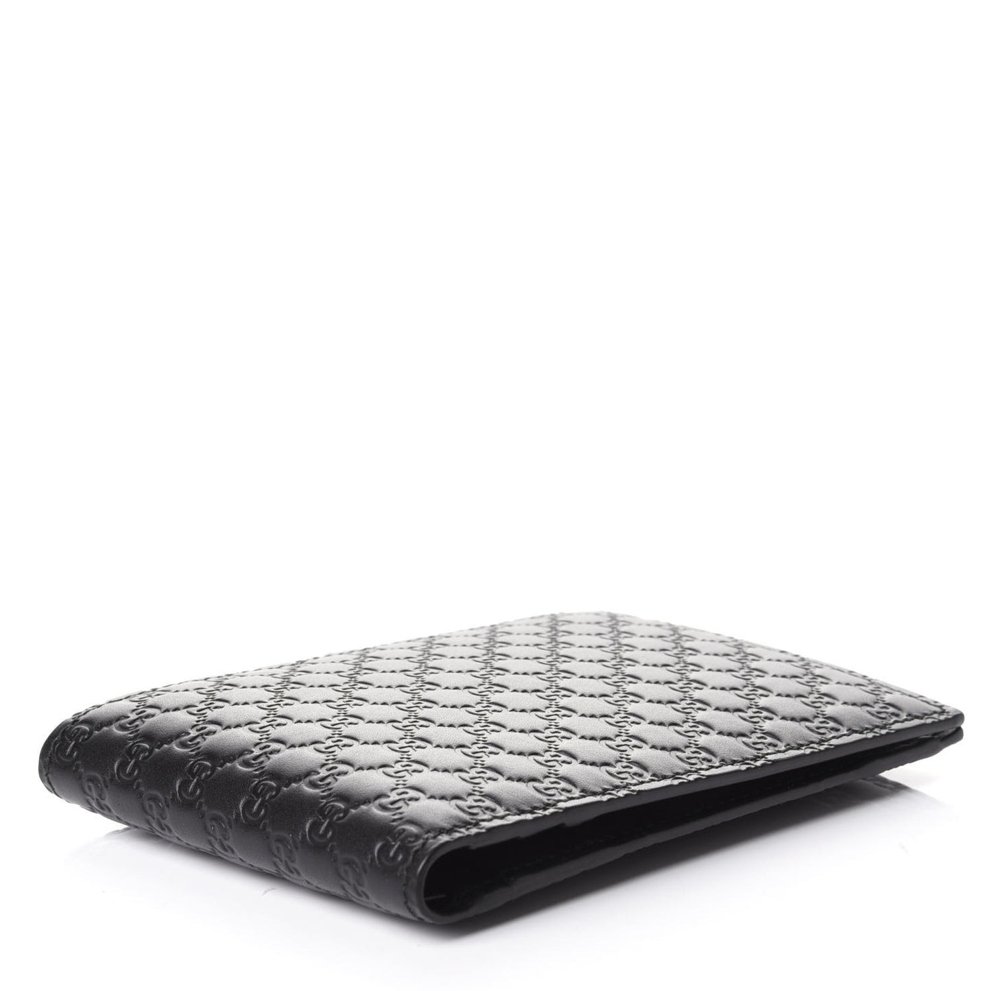 Microguccissima Bi-Fold Wallet Black