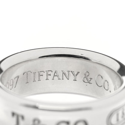 Tiffany Sterling Silver 1837 Band Ring 49 5 3 of 3