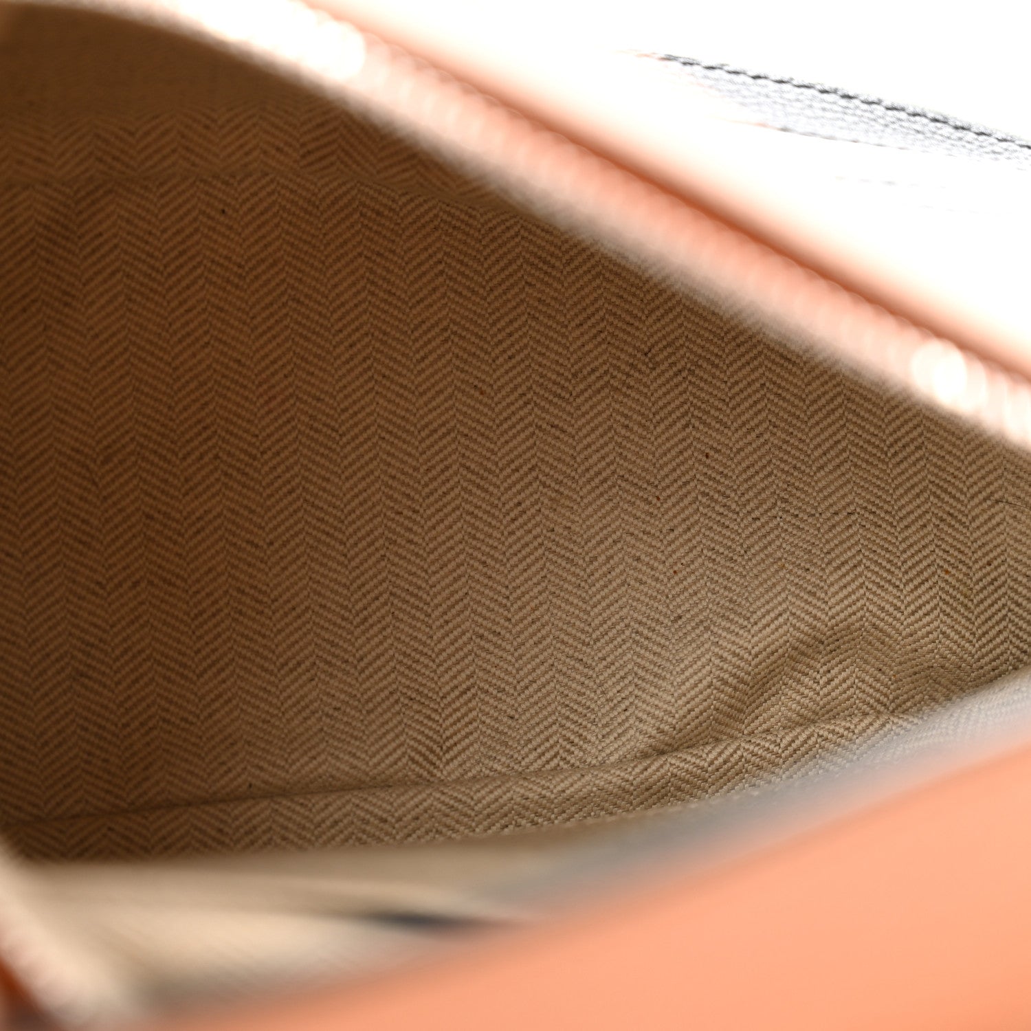 Loewe Calfskin Marine Stripe Small Puzzle Bag Tan 5 of 10