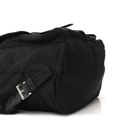 Prada Tessuto Nylon Saffiano Medium Backpack Black 9 of 10