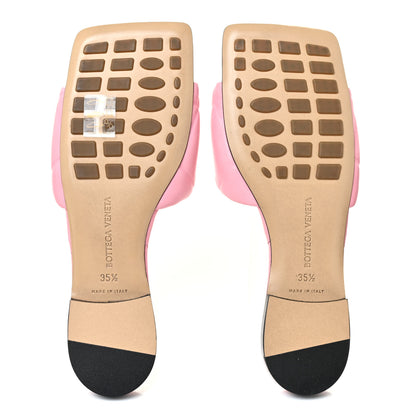 Bottega Veneta Nappa Quilted Rubber Lido Flat Sandals 35.5 Blossom 5 of 11