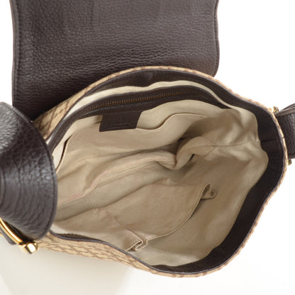 Gucci Diamante Cellarius Calfskin Medium 1973 Shoulder Bag Beige Ebony Cocoa 5 of 7