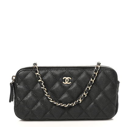 Chanel Caviar Quilted Small Clutch With Chain Black 1 of 13