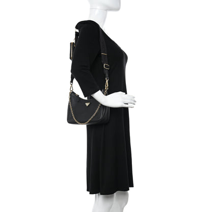 Prada Saffiano Lux Re-Edition 2005 Shoulder Bag Black 2 of 13