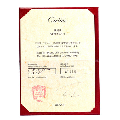 Cartier 18K White Gold LOVE Bracelet 19 7 of 7