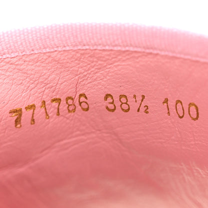 Gucci Canvas Interlocking G Damita Espadrille Sandals 38.5 Wild Rose 6 of 8