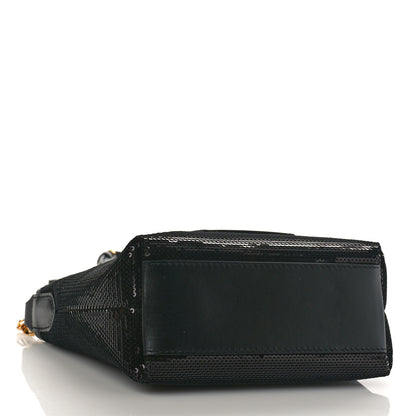 Tom Ford Sequin Small Label Pouch Black 4 of 8