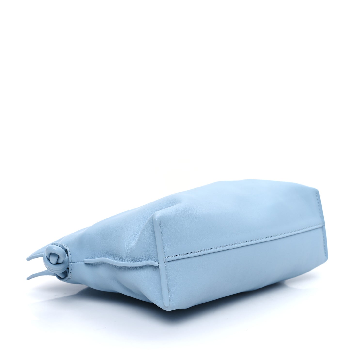 Nappa Mini Flamenco Knot Bag Dusty Blue