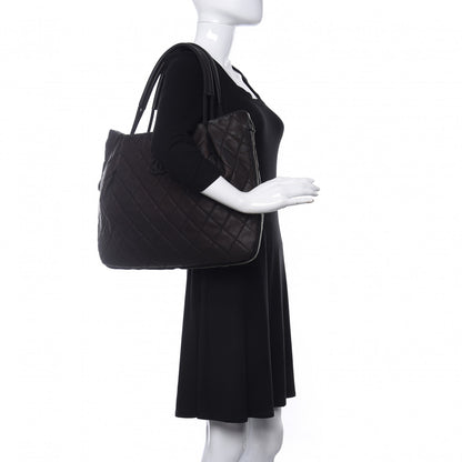 Chanel Quilted Soho Expandable Zip Shoulder Bag Black 2 of 10