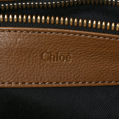 Chloe Calfskin Cary Zipped Shoulder Bag Taupe 6 of 11