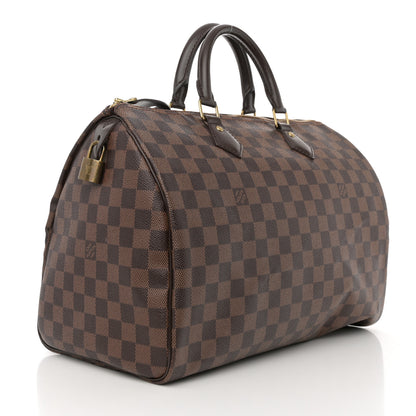 Louis Vuitton Damier Ebene Speedy 35 3 of 10