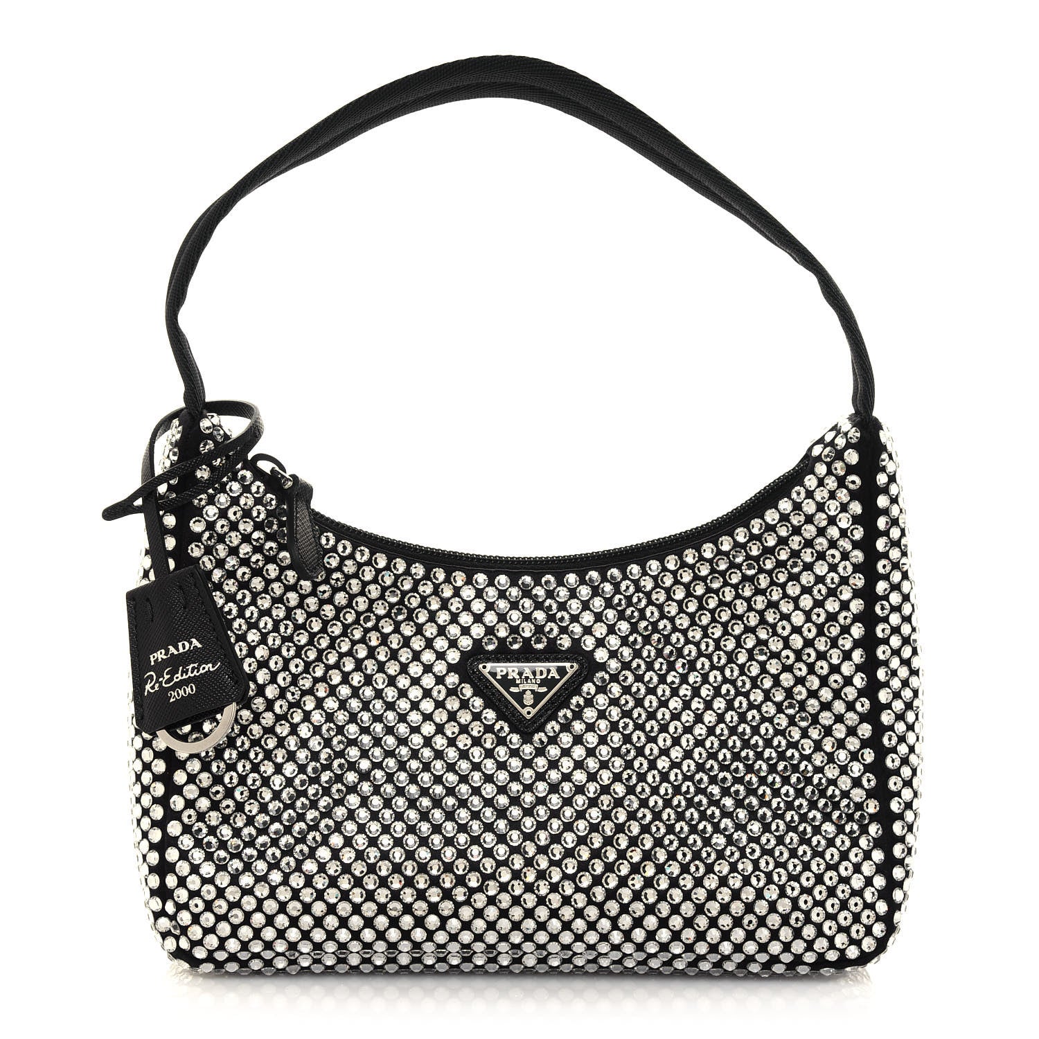 Prada Satin Crystal Mini Re-Edition 2000 Bag Cristal 1 of 11