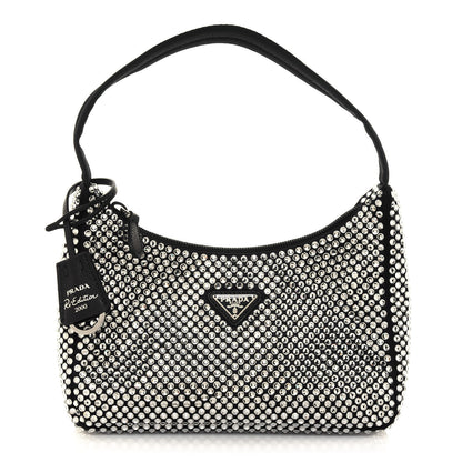 Prada Satin Crystal Mini Re-Edition 2000 Bag Cristal 1 of 11