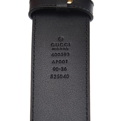 Gucci Calfskin Double G 40mm Belt 90 36 Black 4 of 8