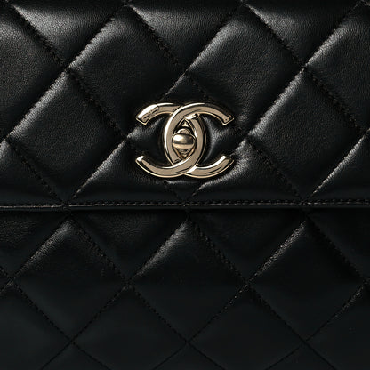 Chanel Lambskin Quilted Small Trendy CC Dual Handle Flap Bag Black 8 of 10