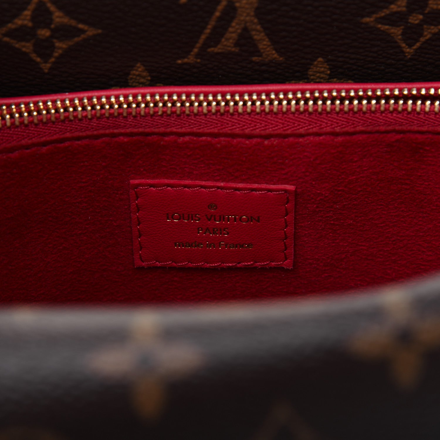 Louis Vuitton Grained Calfskin Monogram Double V Rubis 9 of 19