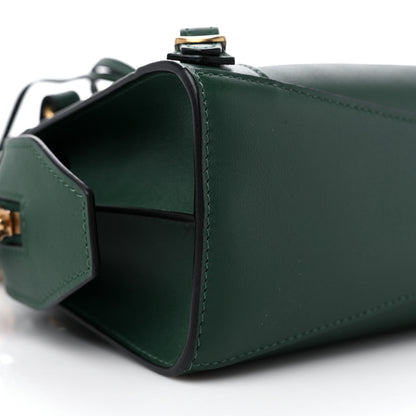 Balenciaga Smooth Calfskin Neo Classic Gold Hardware Mini City Forest Green 8 of 9