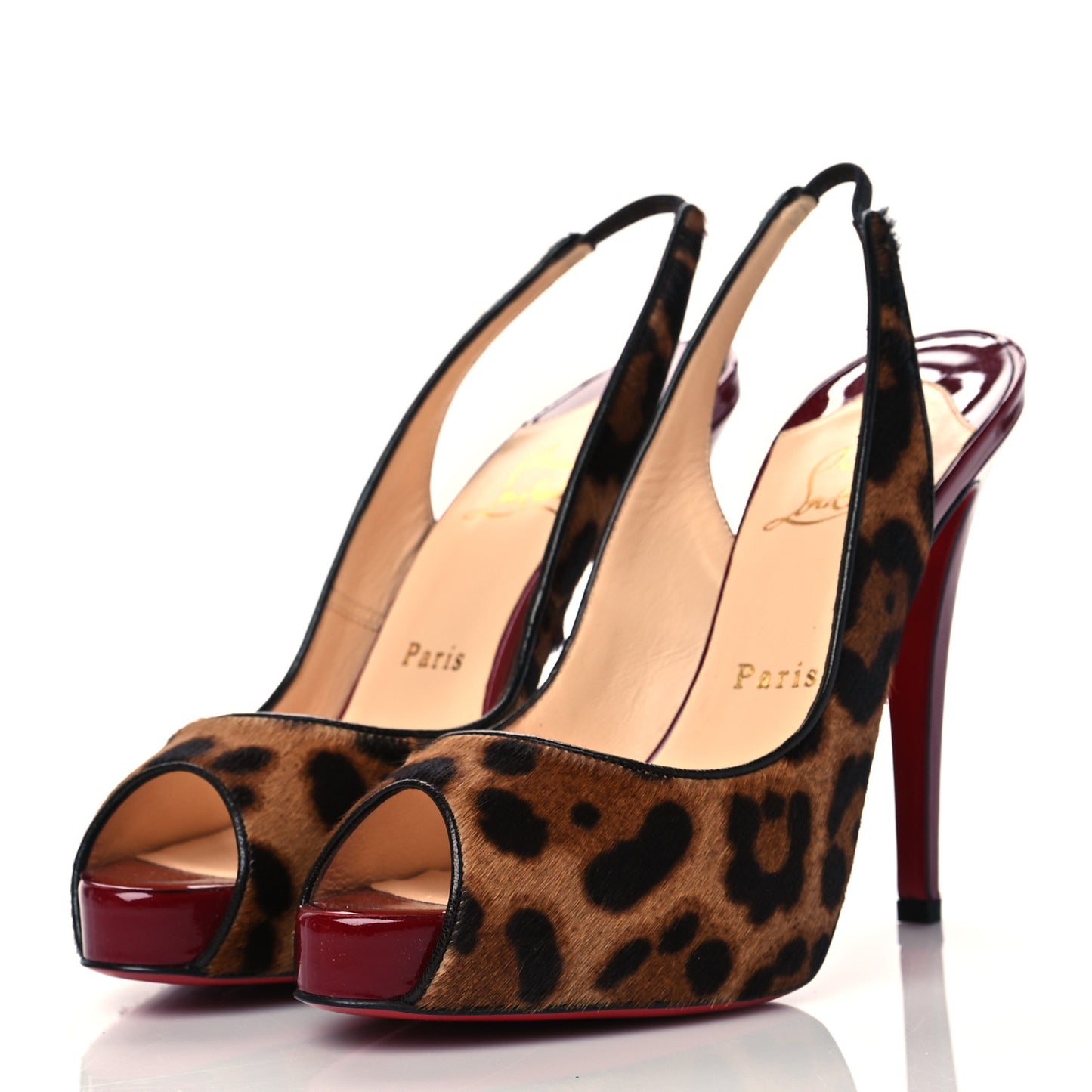 Calf Hair Leopard Very Prive 120 Pumps 38