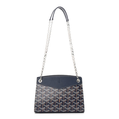 Goyard Goyardine Mini Rouette Structure Navy 1 of 9