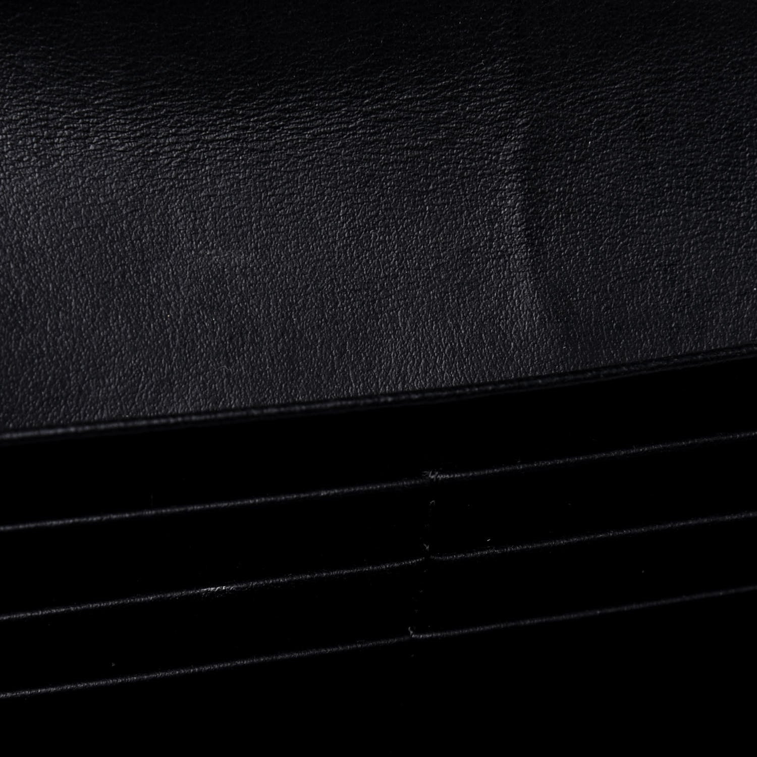Fendi Vitello Liberty Fun Fair Studded Continental Wallet On Chain Black Multicolor 8 of 11