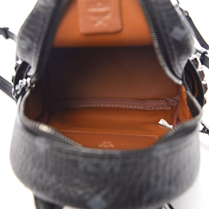 MCM Visetos Side Stud X-Mini Stark Bebe Boo Backpack Black 5 of 11