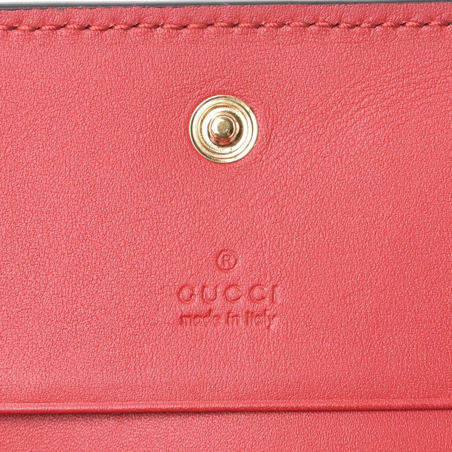 Gucci GG Supreme Monogram Blooms Card Case Beige Blue Navy Hibiscus Red 6 of 8