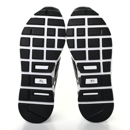 Gucci Calfskin Womens Interlocking G Sneakers 35.5 Black White 9 of 18