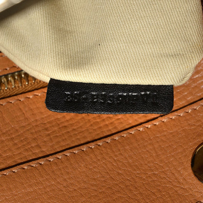 Valentino Garavani Textured Calfskin Rockstud Double Handle Tote Tan 8 of 9