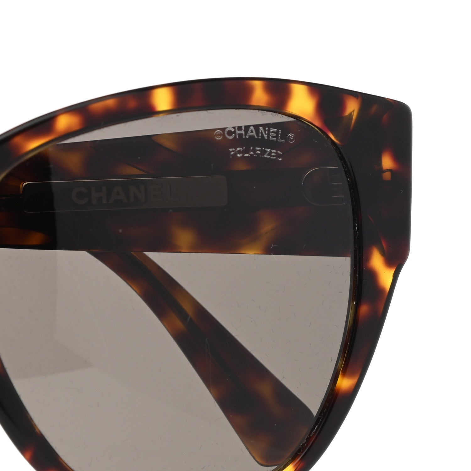 Chanel Acetate Polarized Butterfly CC Sunglasses 5412 Tortoise 7 of 8