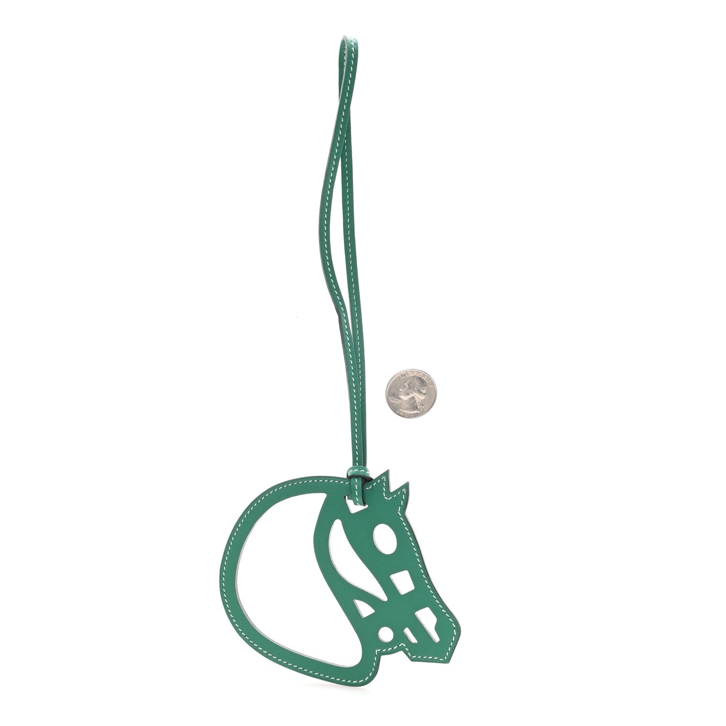 Swift Paddock Cheval Horse Bag Charm Vert Vertigo