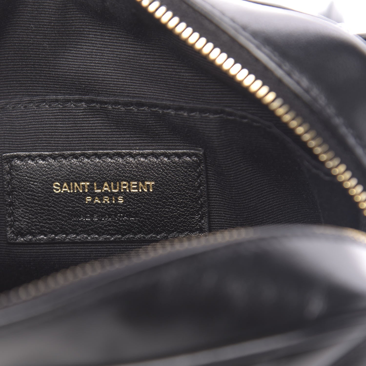 Saint Laurent Calfskin Matelasse Monogram Lou Belt Bag Black 6 of 9