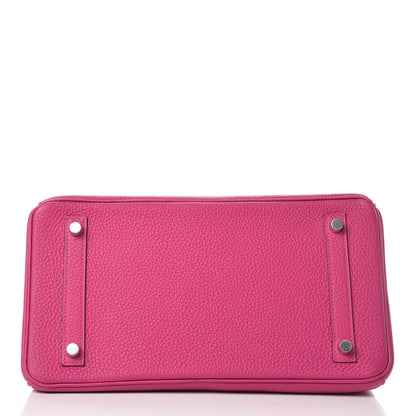 Hermes Togo Birkin 30 Rose Pourpre 6 of 32