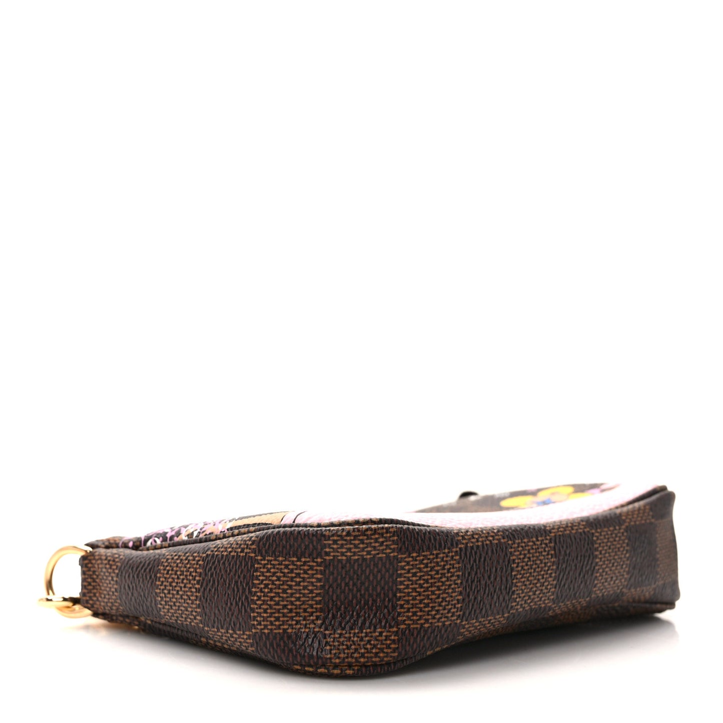 Damier Ebene 2019 Christmas Animation Mini Pochette Accessories Red