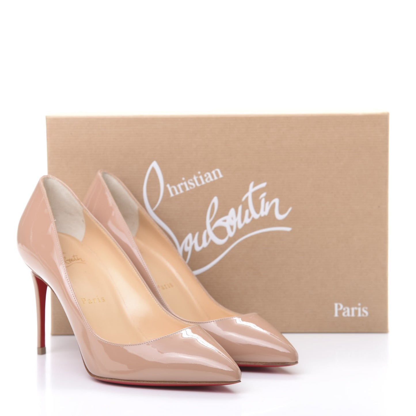 Patent Pigalle Follies 85 Pumps 36.5 Nude