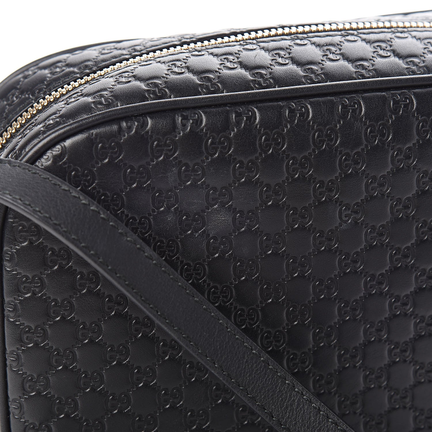 Gucci Microguccissima Mini Bree Messenger Bag Black 10 of 11