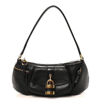 Chloe Grained Calfskin The 99 Shoulder Bag Black 1 of 10