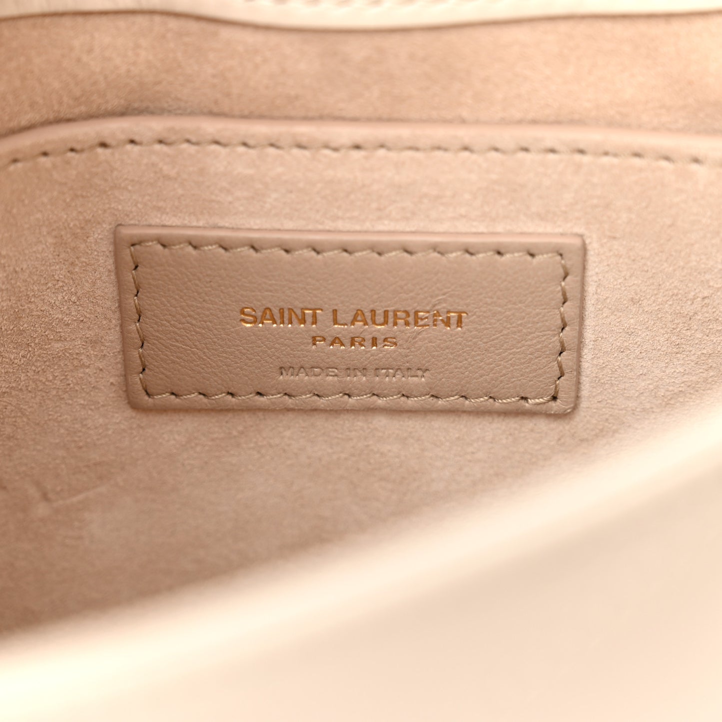 Lambskin Quilted Le 57 Diamond Shoulder Bag Crema Soft