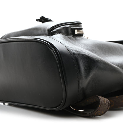 Louis Vuitton Lambskin Monogram Montsouris Vibe PM Black 9 of 9