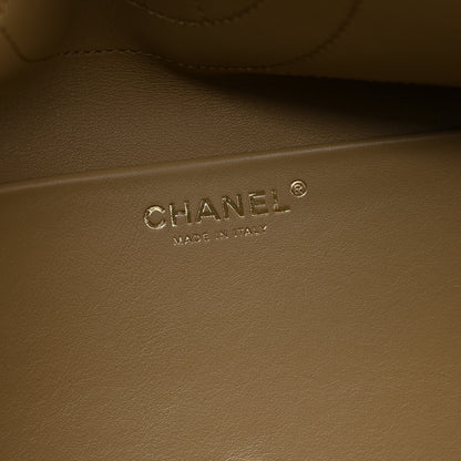 Chanel Suede Calfskin Small Souplissimo Maxi Flap Dark Beige 6 of 11