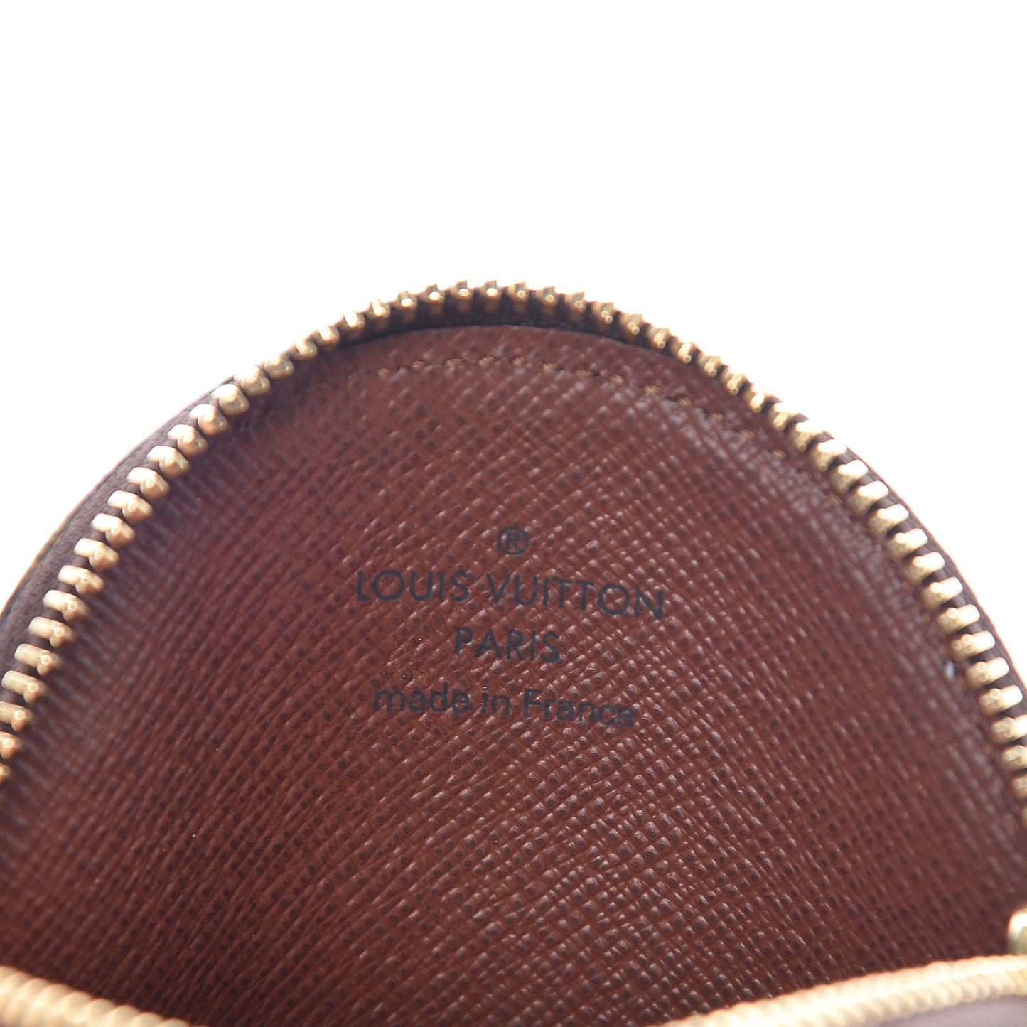 Monogram Round Coin Purse
