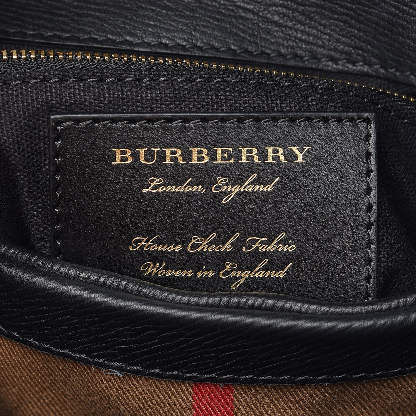 Derby Calfskin House Check Small Camberley Black