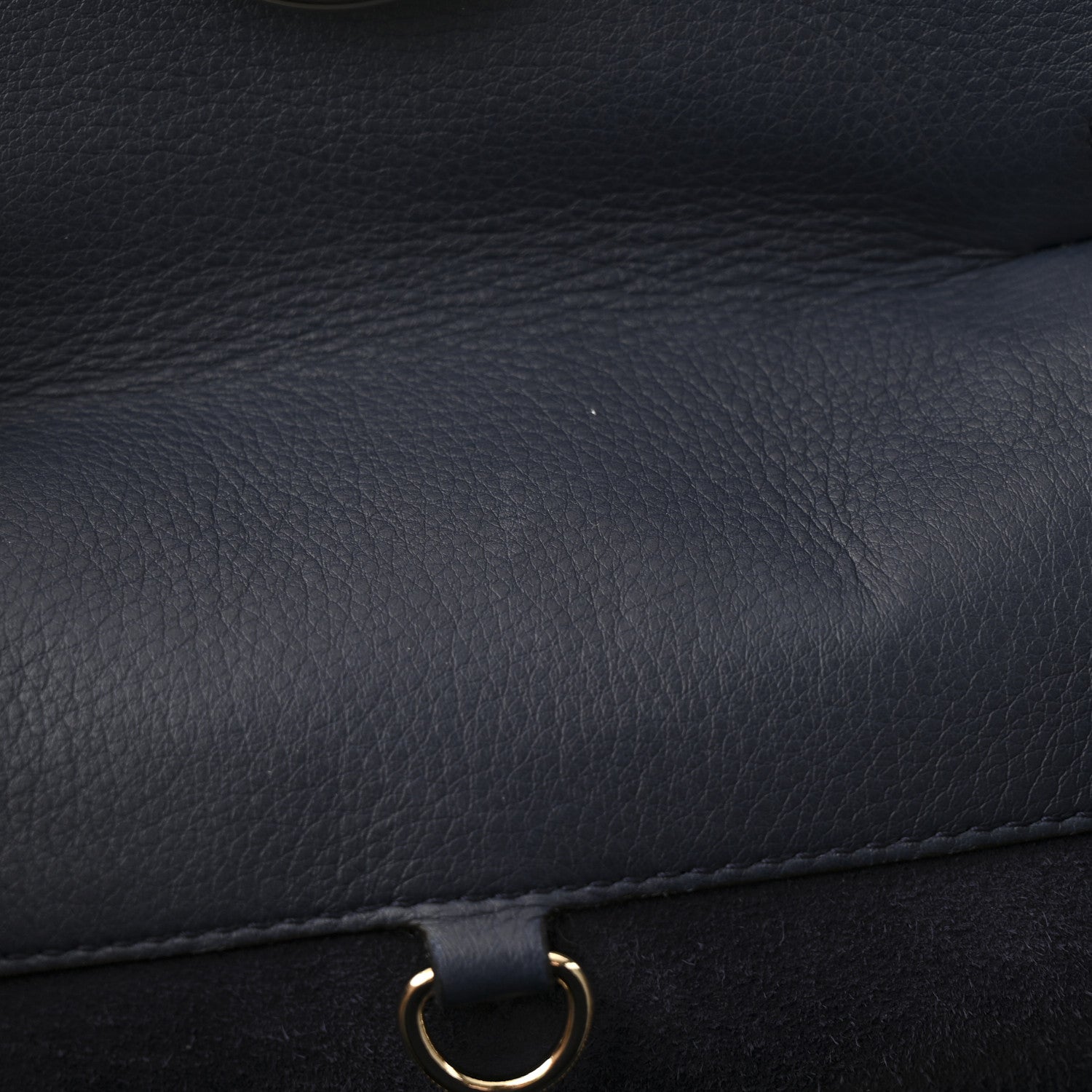 Salvatore Ferragamo Calfskin Jet Set Top Handle Bag Grey Navy 13 of 14