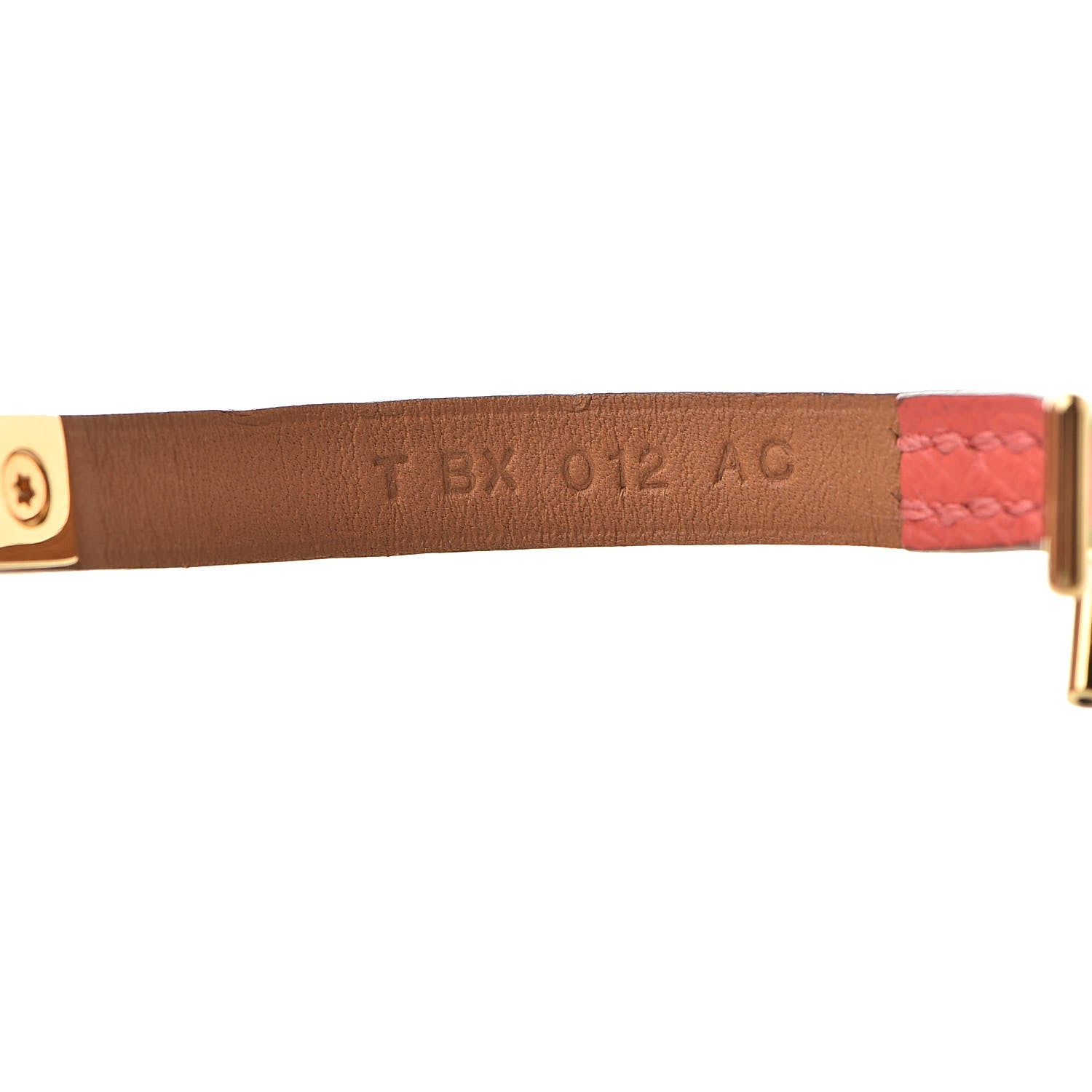 Hermes Epsom Micro Rivale Bracelet XS Rose Jaipur 5 of 7